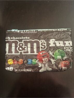 M&M's Zipper Pouch - Handmade